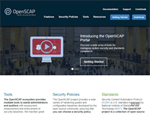 Tablet Screenshot of open-scap.org